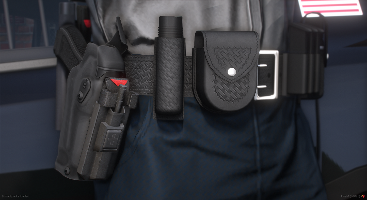 Safariland 6390RDS - ALS Mid-Ride Duty Holster Dev Model